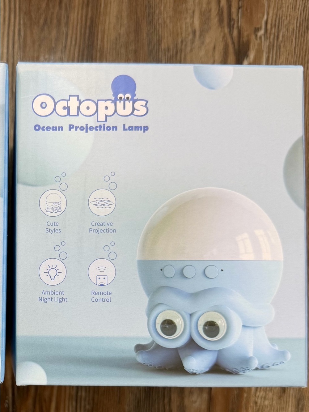 Sealed Octopus Ocean Projection Lamp - Night Light. Control, Projection